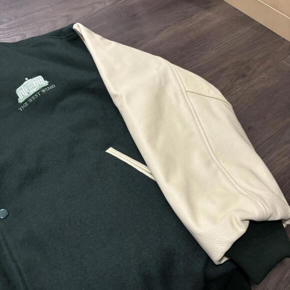 vintage the west wing varsity jacket XL 90s - Picture 7 of 8